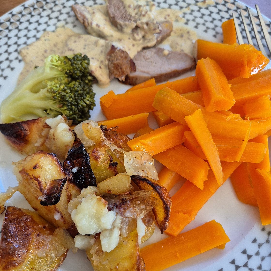 Pork Tenderloin with Creamy Mustard Sauce