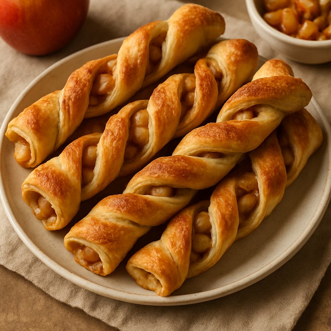Twisted Apple Pie Rolls
