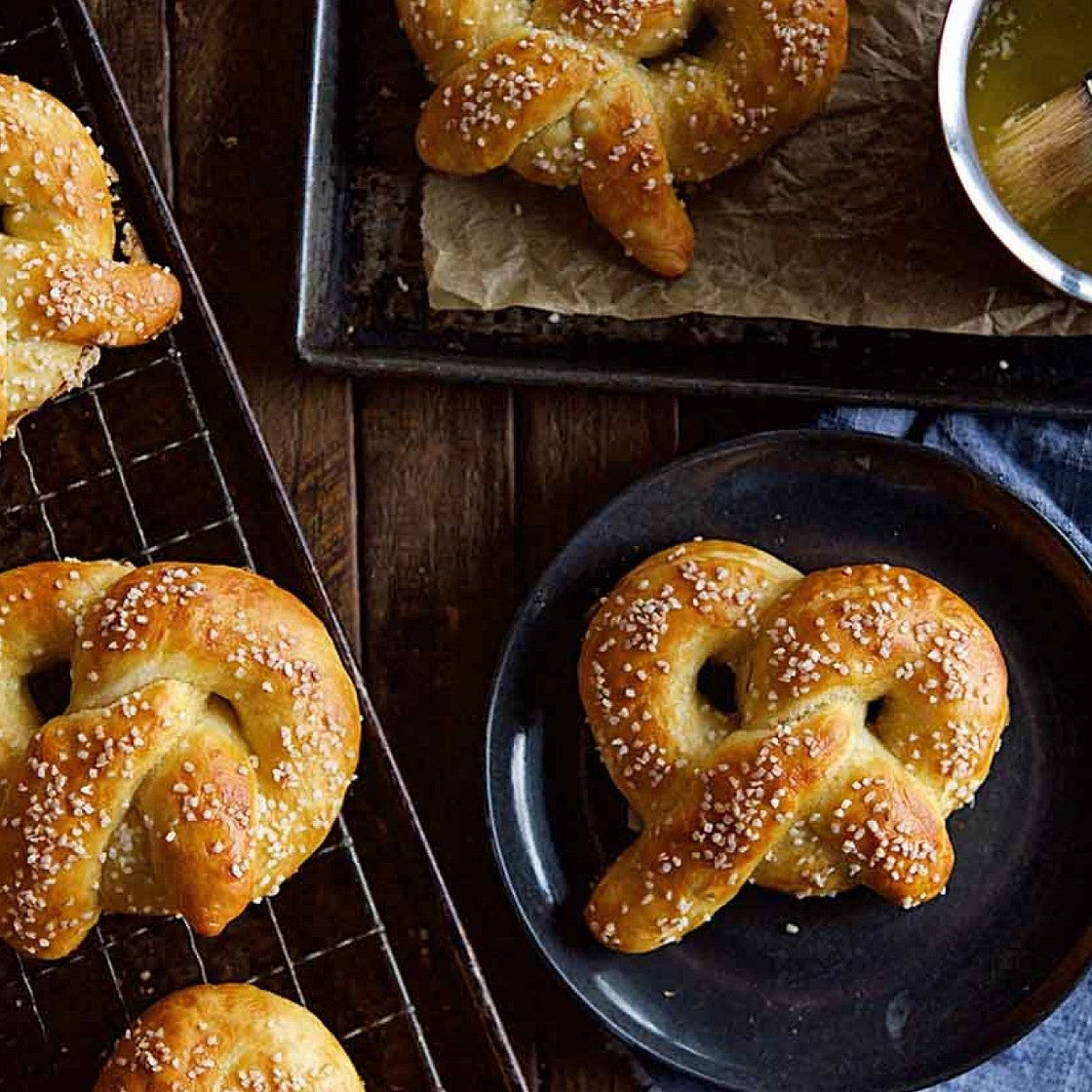 Hot Buttered Soft Pretzels