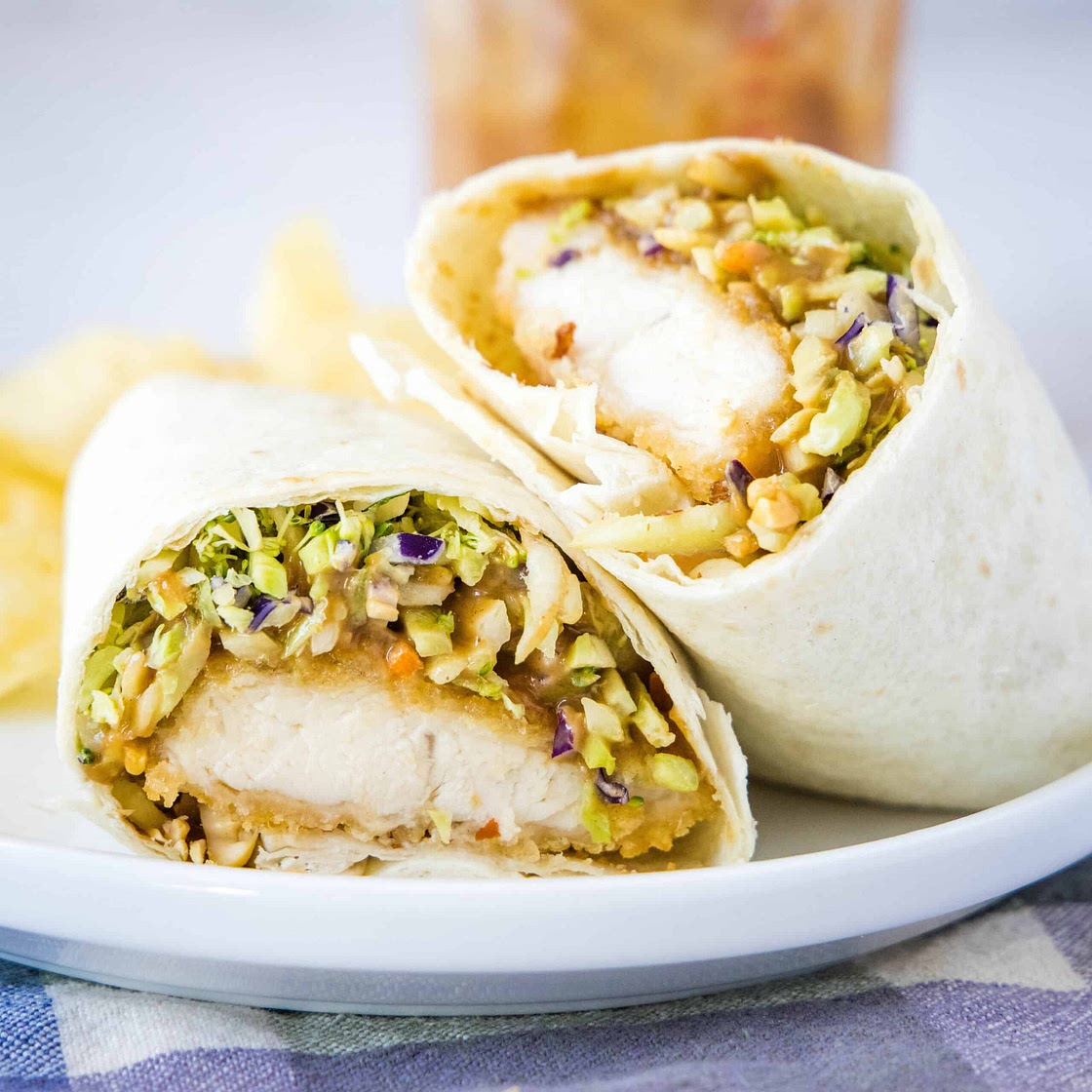 Asian Chicken Wraps