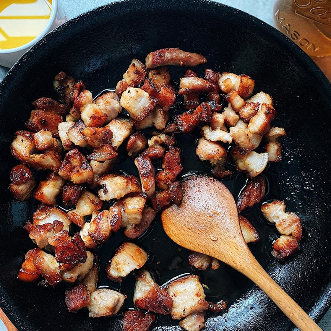Twice Cooked Sticky Pork Belly