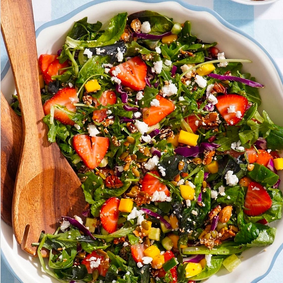 Summer Fruit & Greens Salad