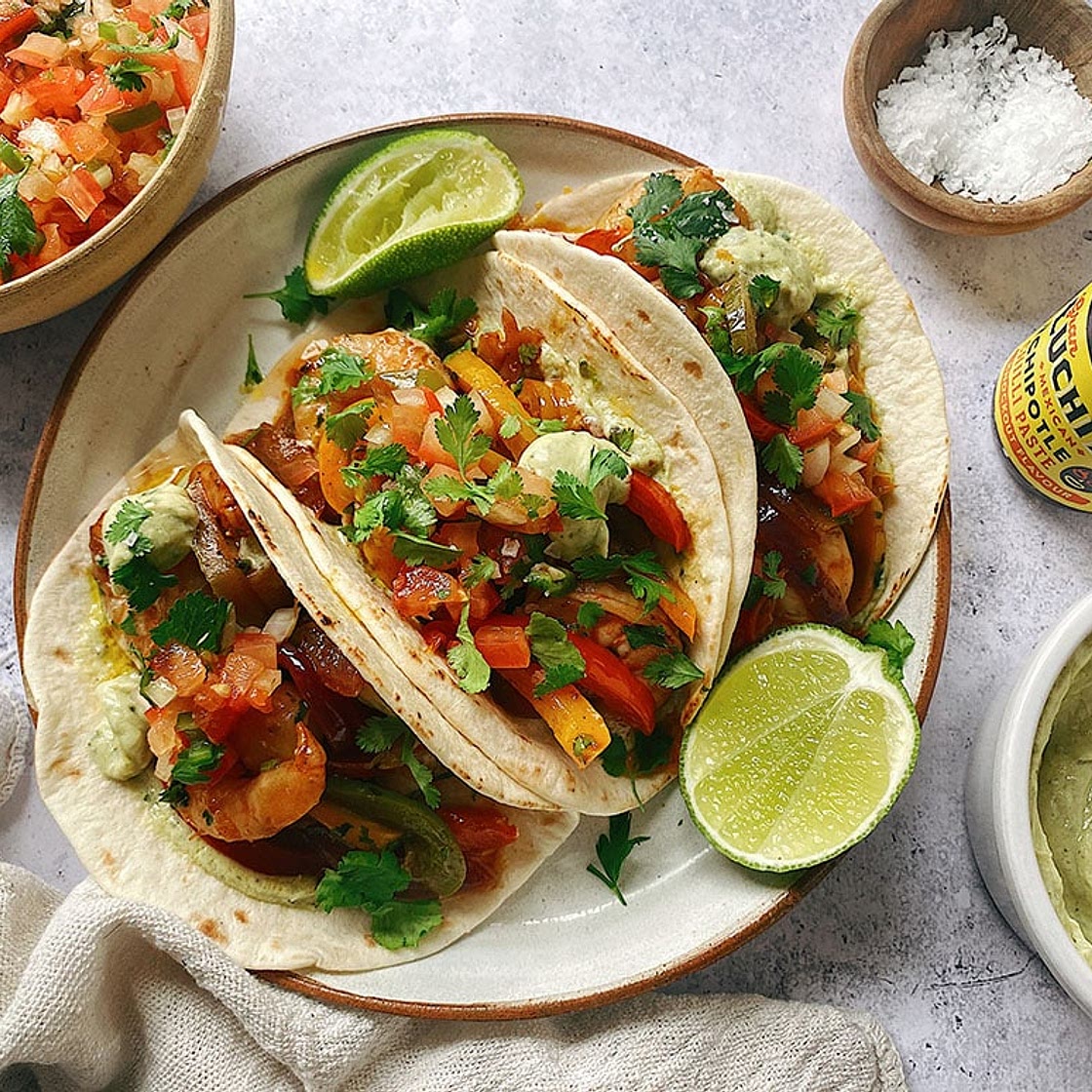 Prawn Fajitas