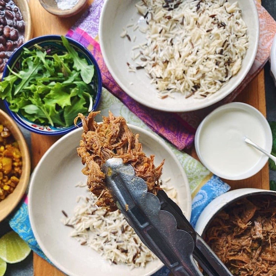 Pulled Pork Burrito Bowl