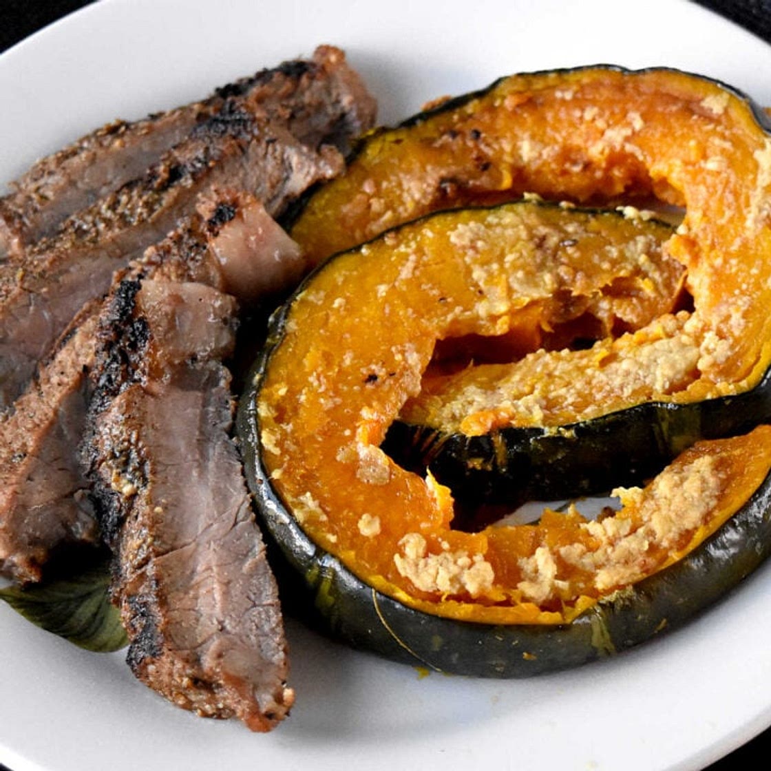 Miso Butter Glazed Kabocha Squash