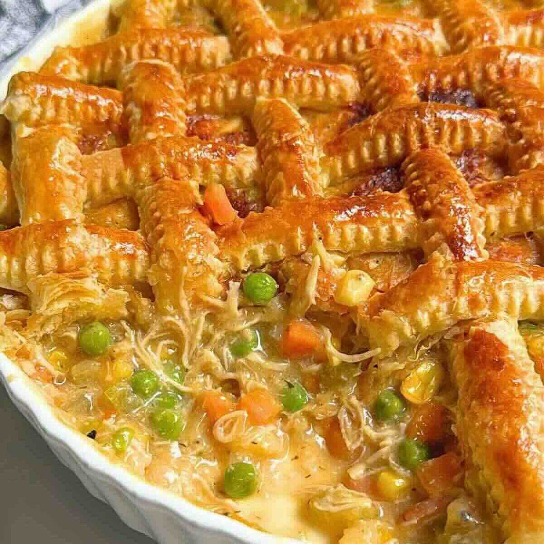 Puff Pastry Chicken Pot Pie
