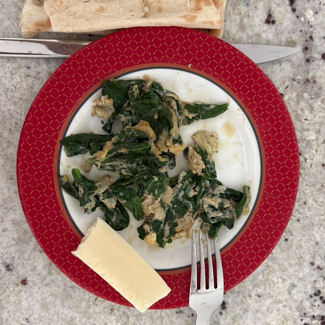 Protein Spinach & Feta(Chanakh) Omelet