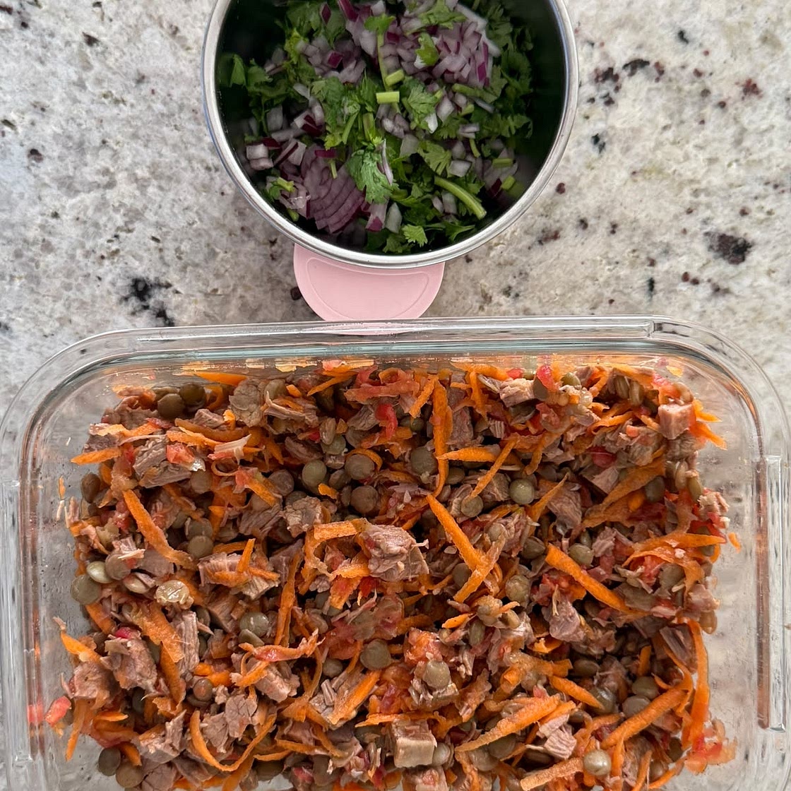 Lentil & Beef salad
