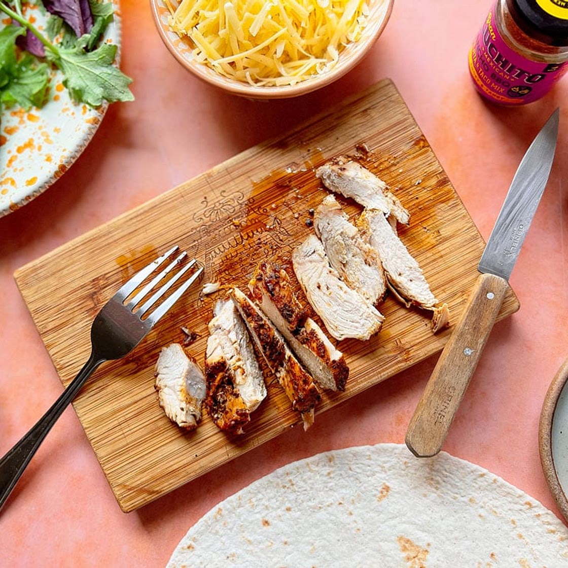 Easy Chicken Burrito