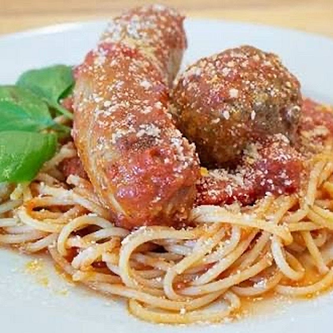 Spaghetti and Sausage night