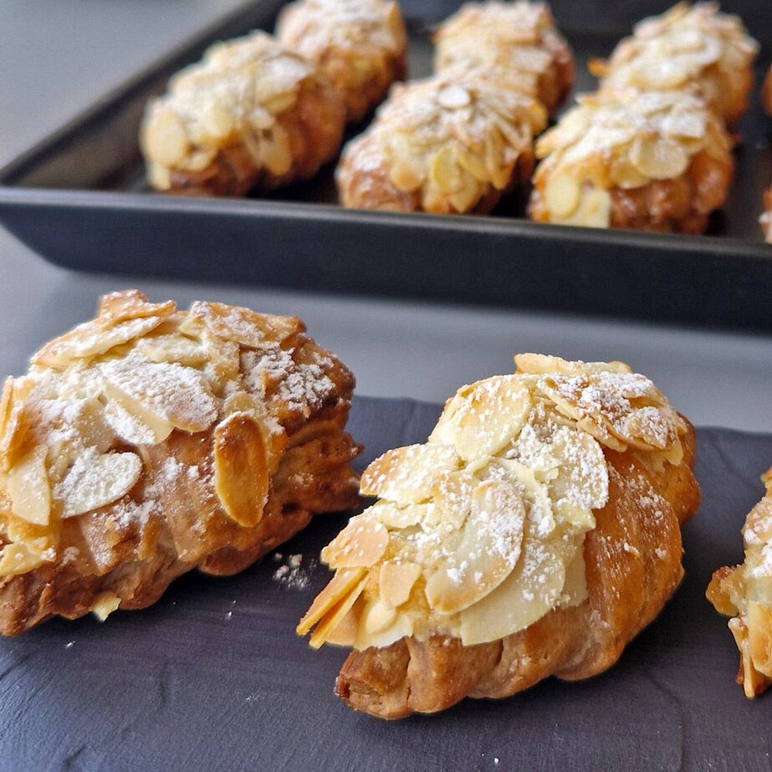 Gluten-Free Vegan Mini Almond Croissants