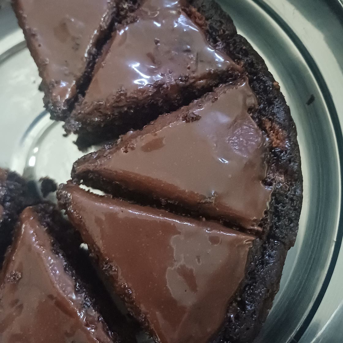 Whole Wheat Orange Chocolate Fudge Cake