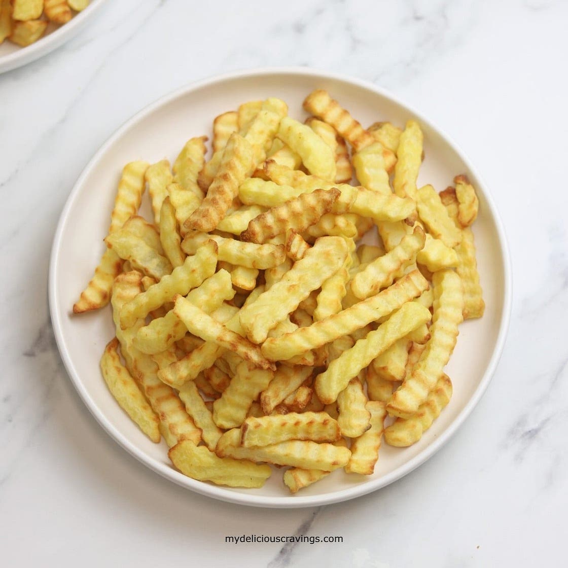 Crinkle-Cut Frozen Fries in Air Fryer