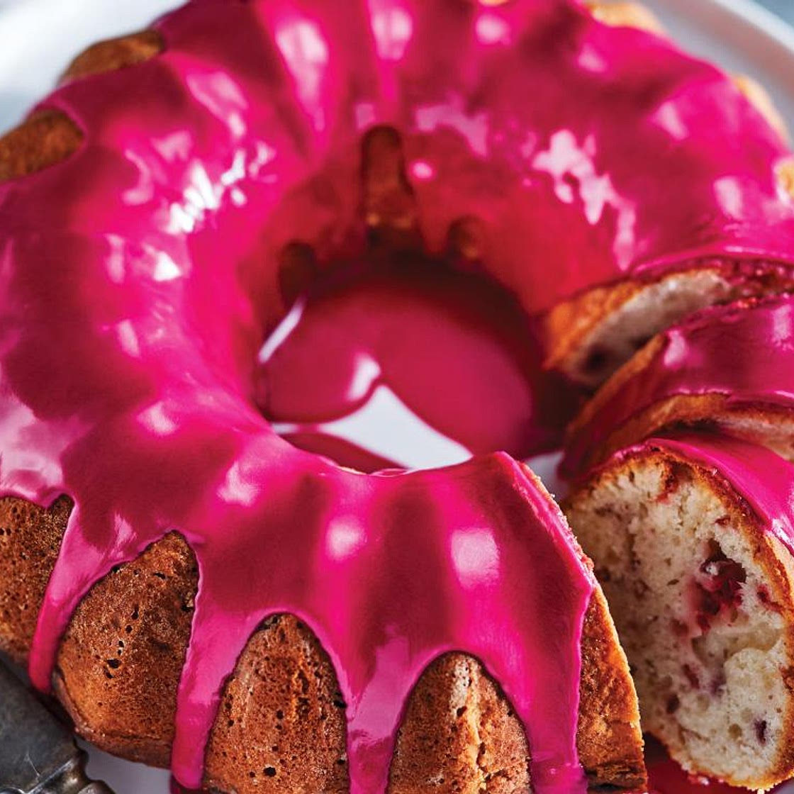 Gâteau Bundt canneberges-betteraves