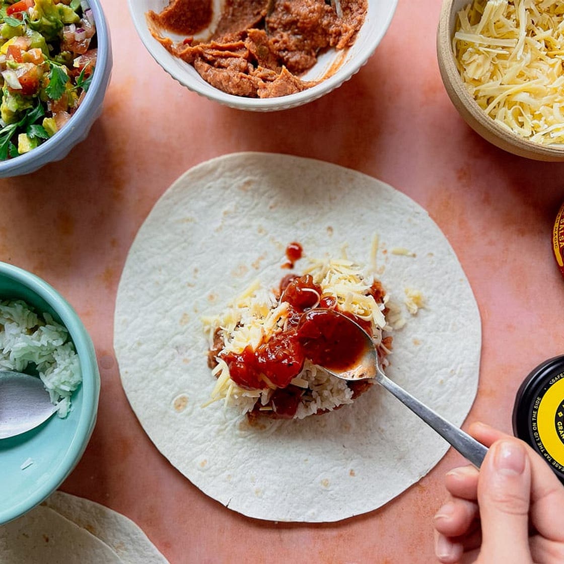 Air Fryer Burrito