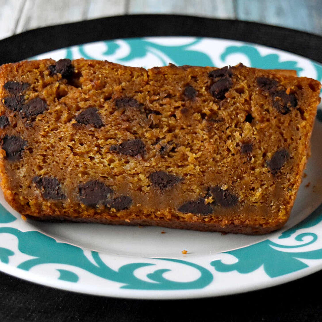 Spiced Pumpkin Chocolate Chip Bread