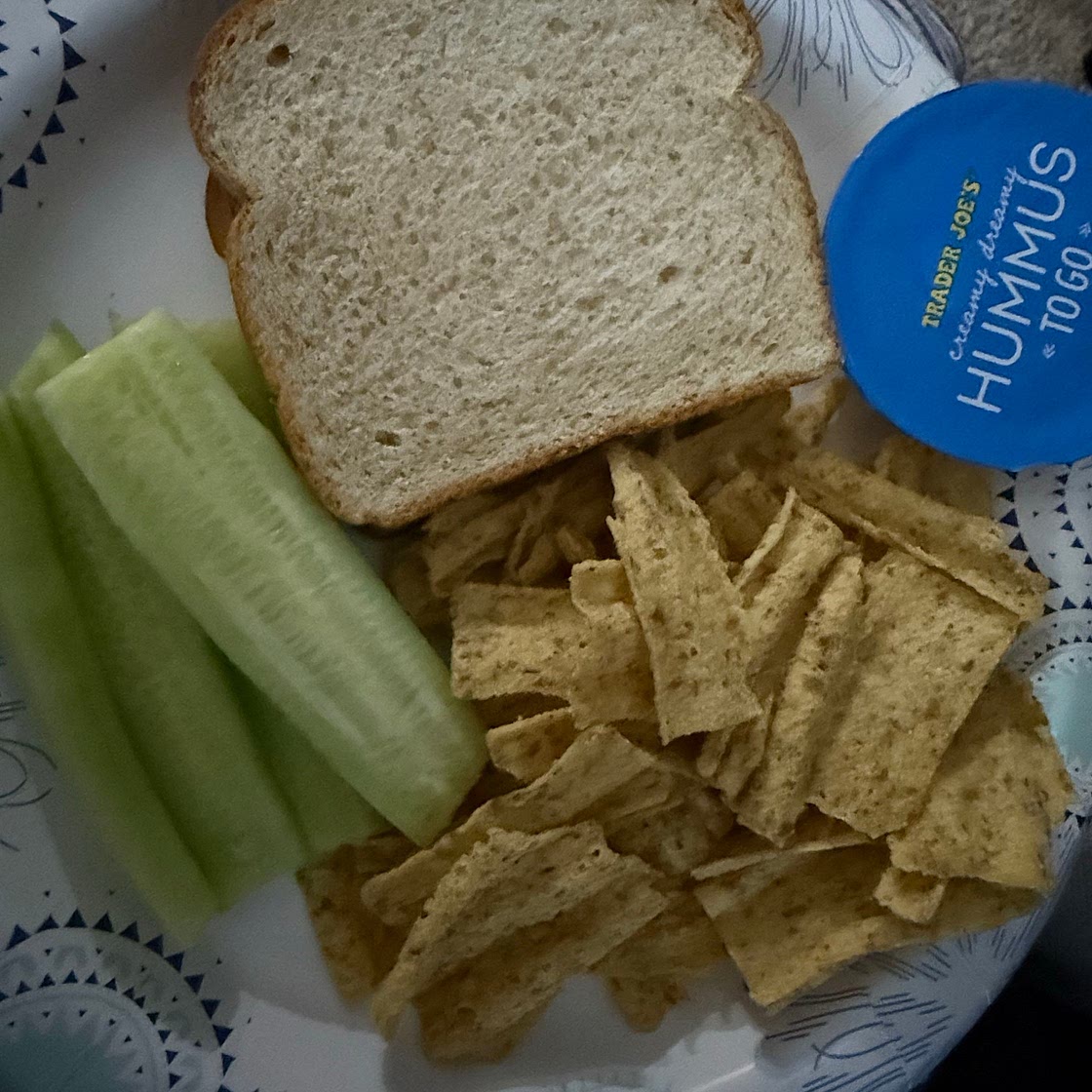 PB&J lunch
