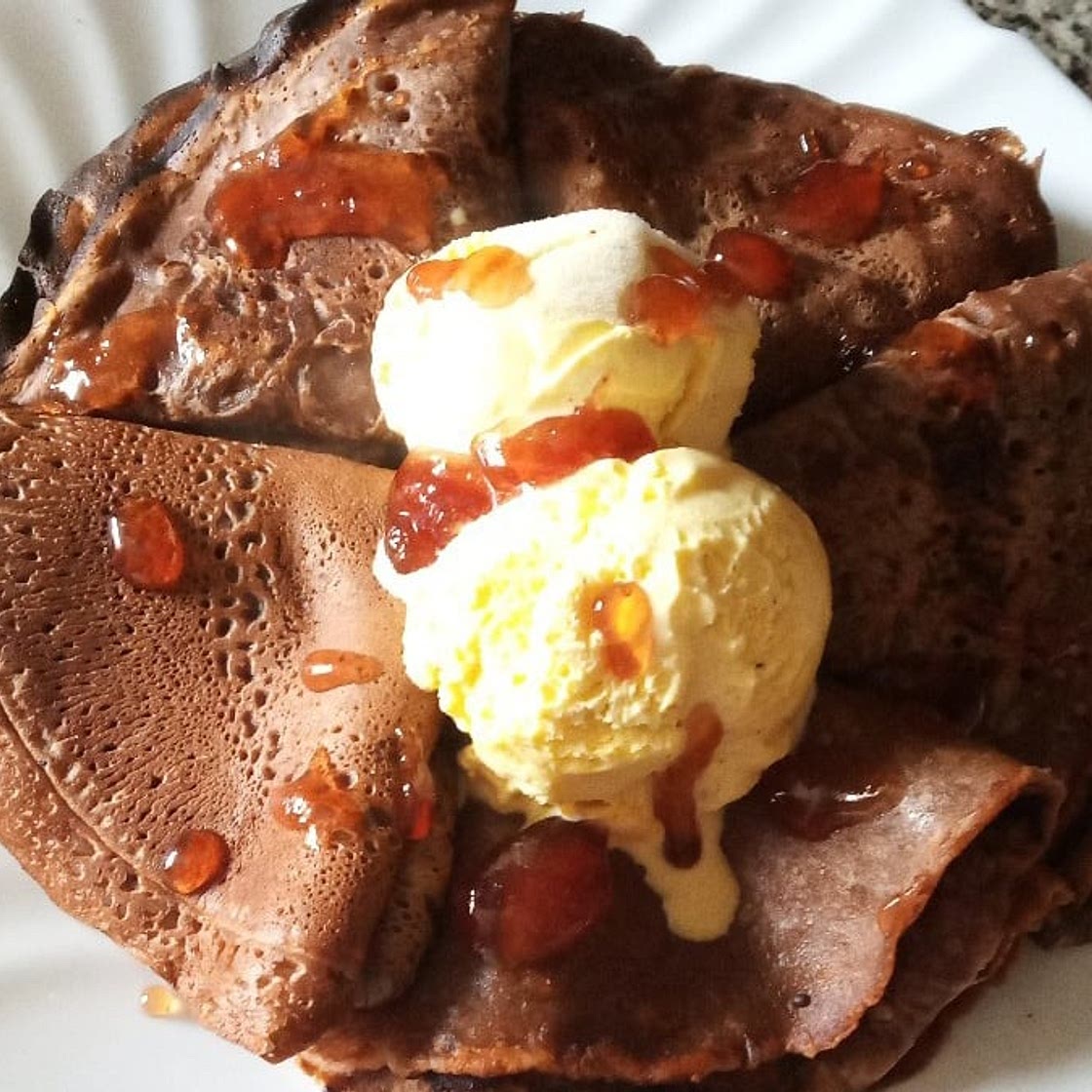 Panqueca de chocolate
