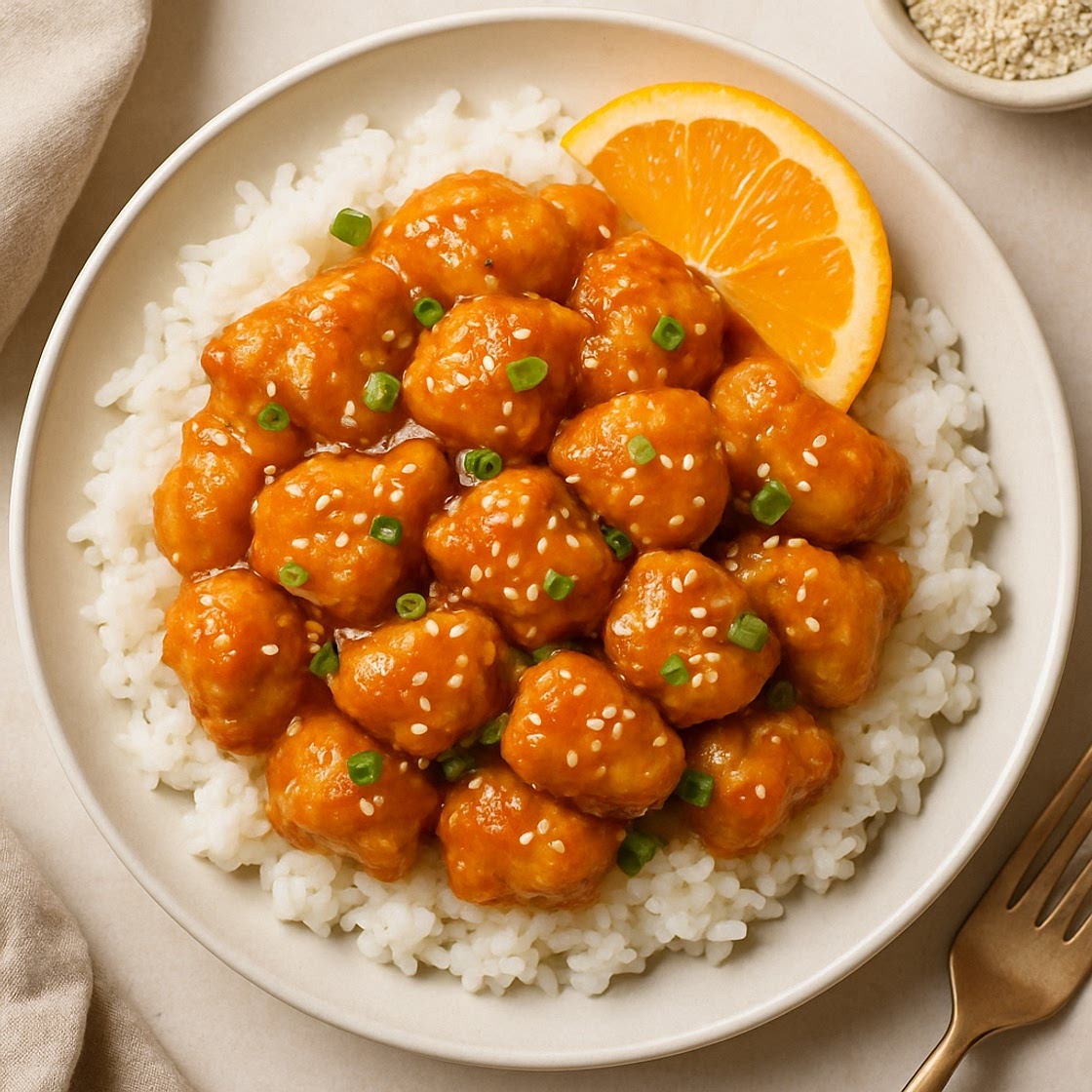 Air-Fryer Orange Chicken