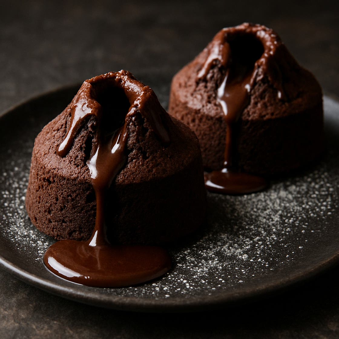 Mount Doom Chocolate Lava Cakes