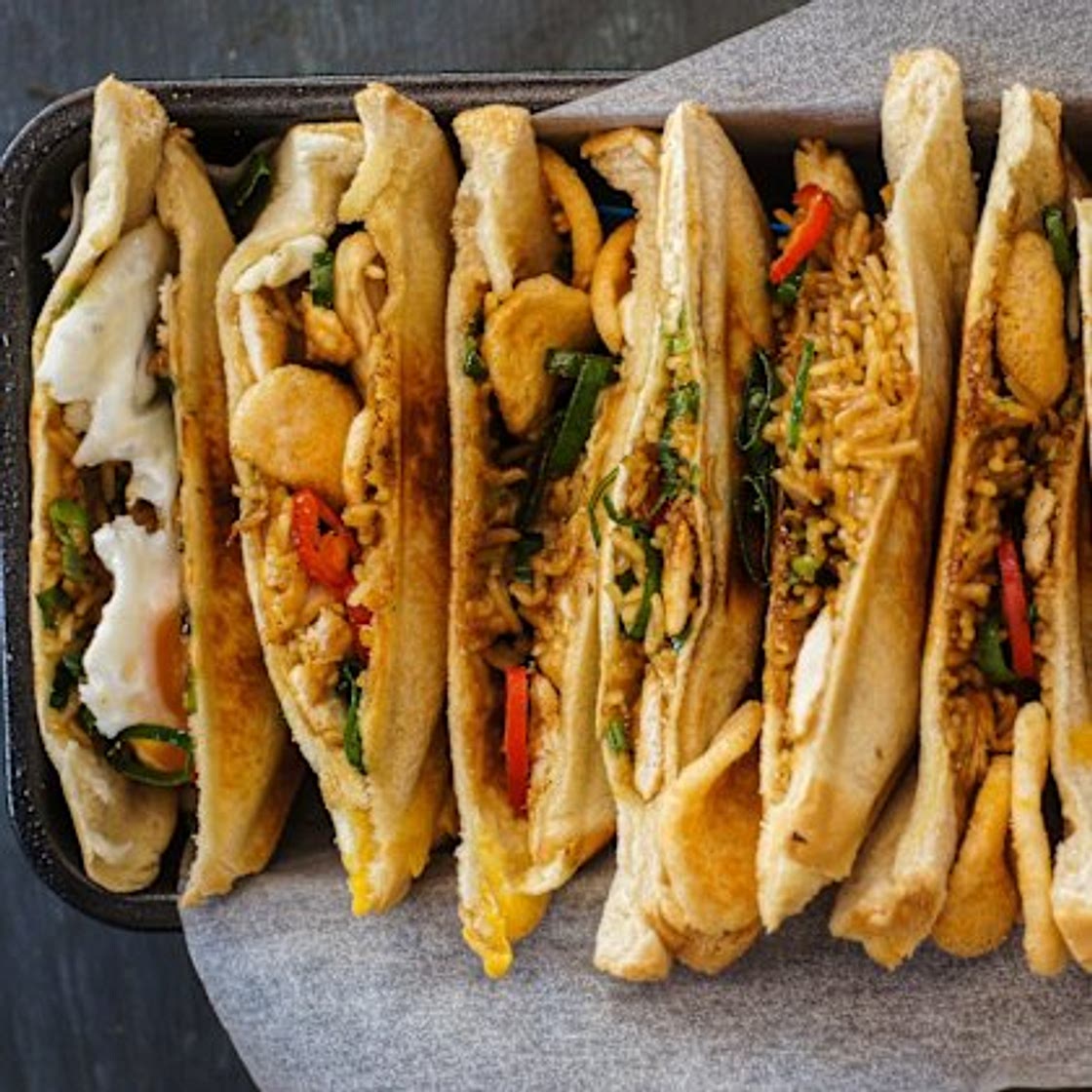 Nasi goreng jaffles