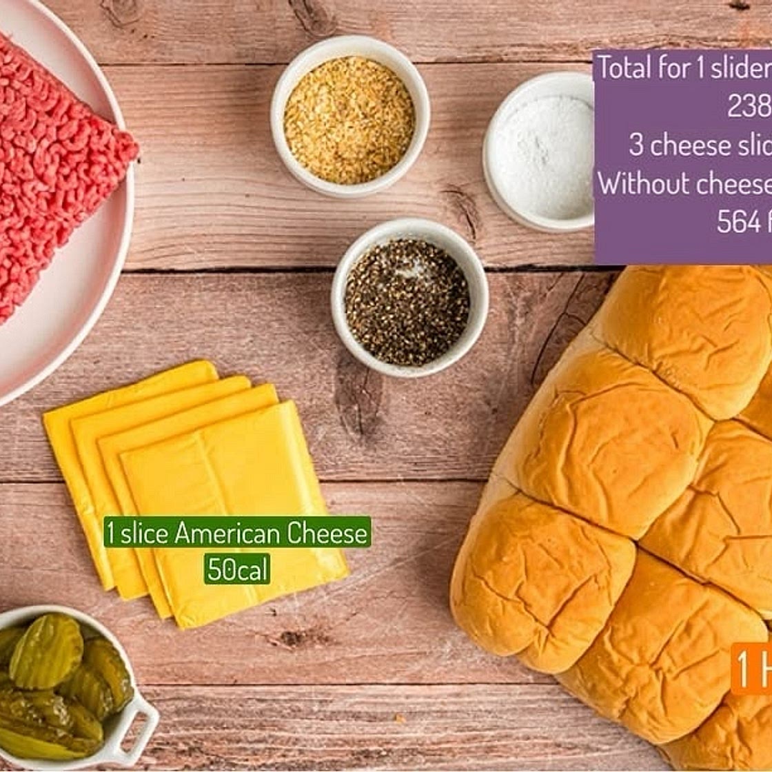 3 copycat white castle sliders with cheese