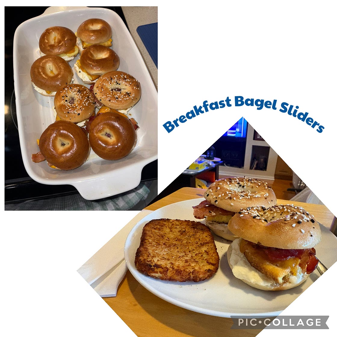 Bagel Breakfast Sliders