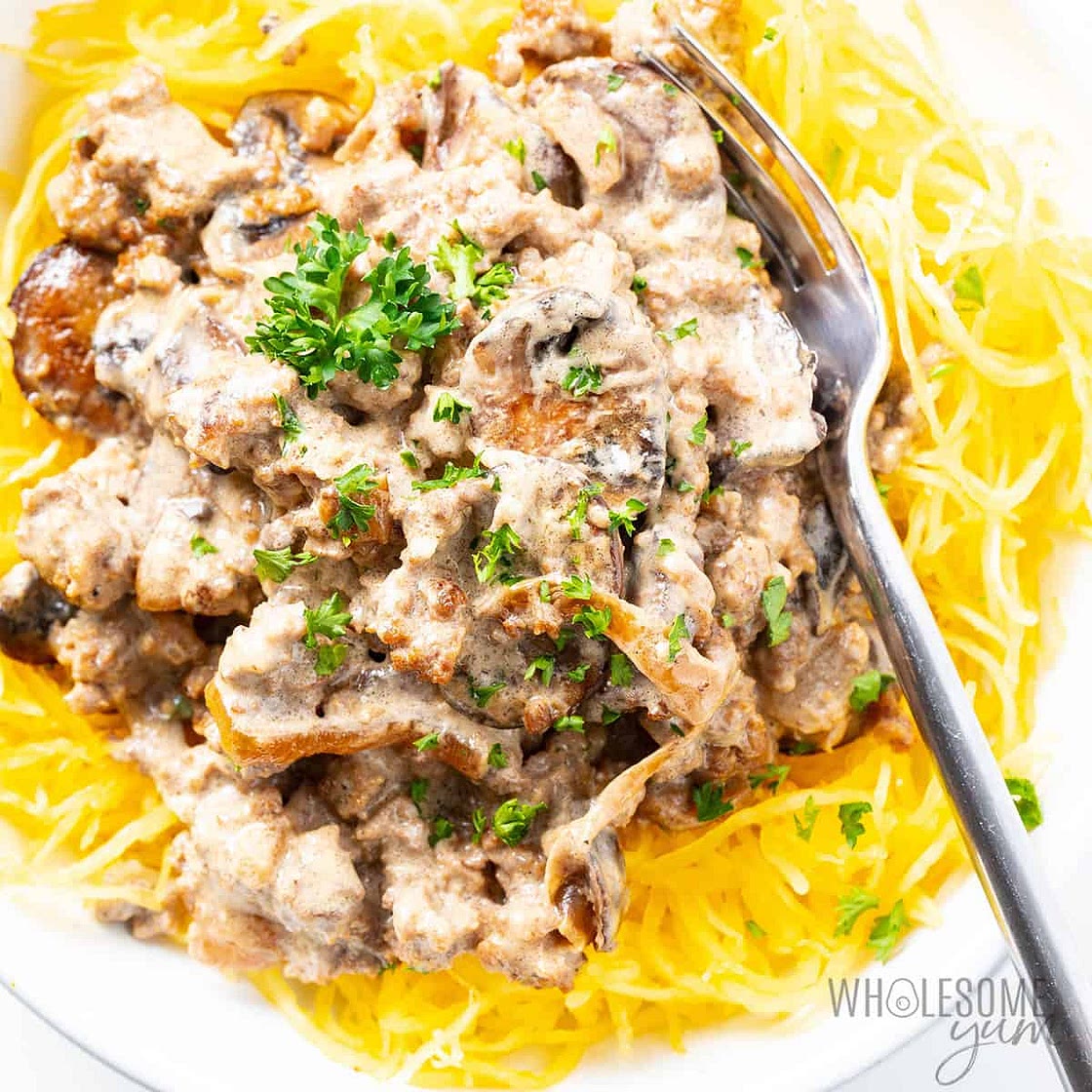 Ground Beef Stroganoff Recipe (Easy)