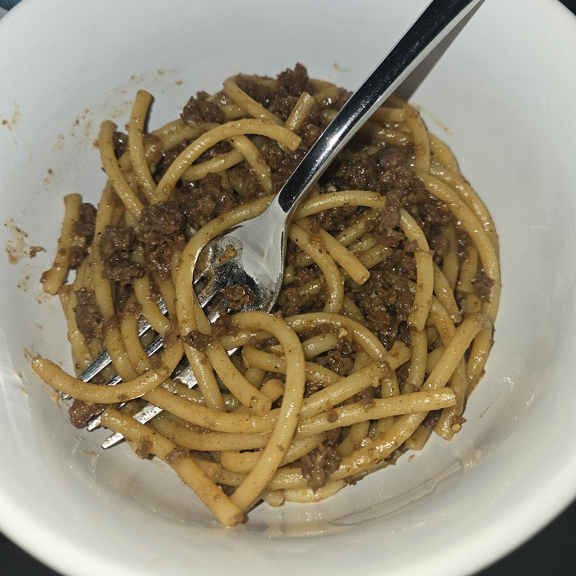 Mongolian Ground Beef Noodles