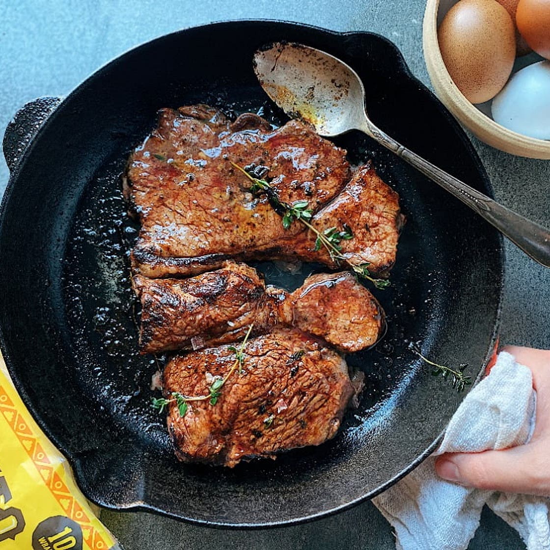 Breakfast Tacos With Carne Asada