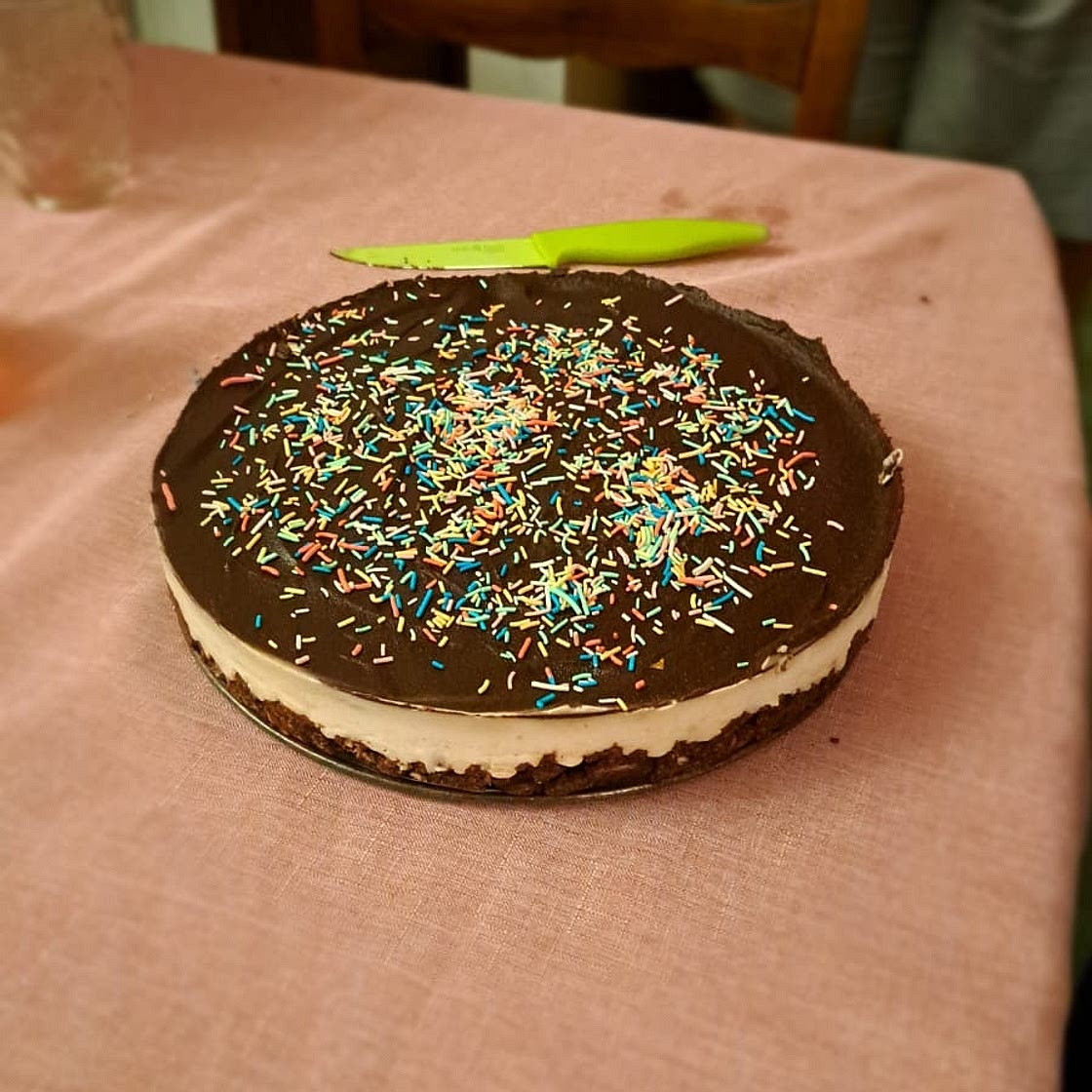 Cheesecake MARINA di salame al cioccolato senza uova