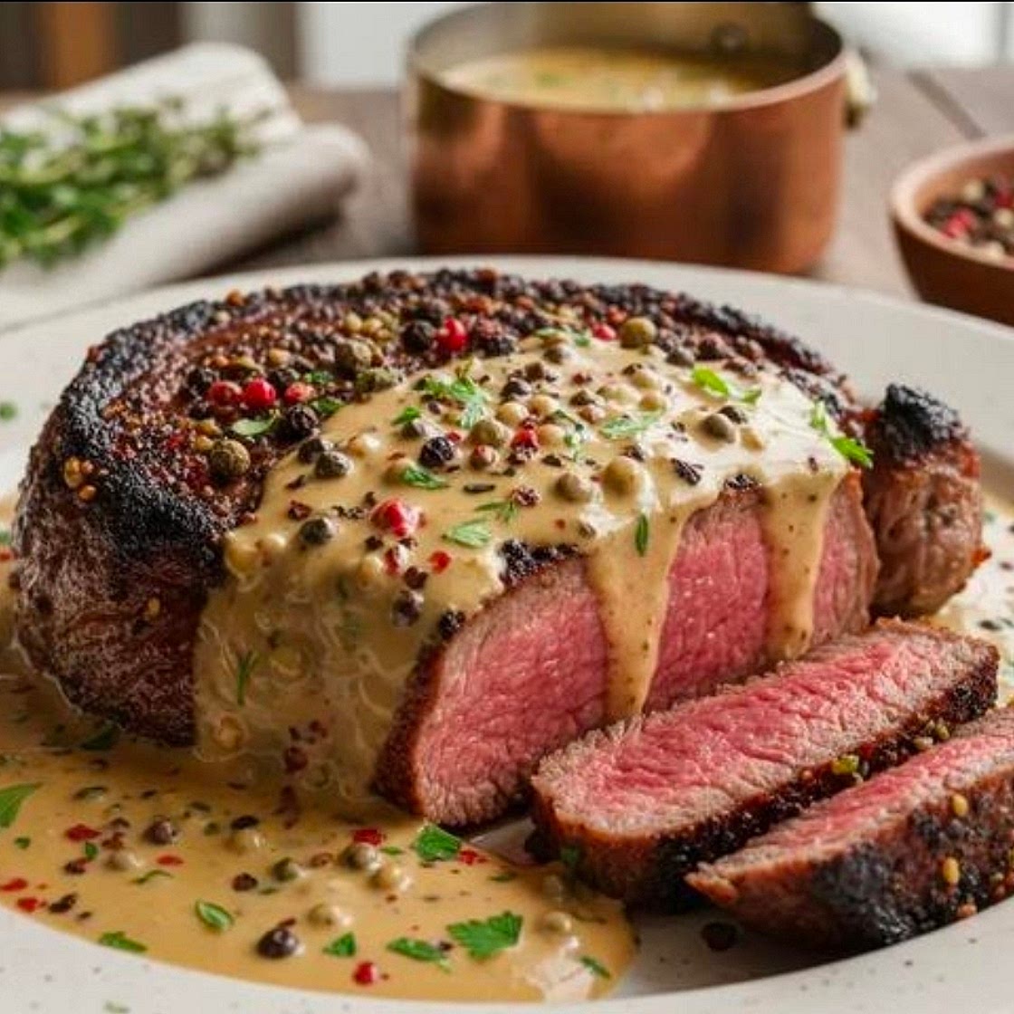 Steak au Poivre