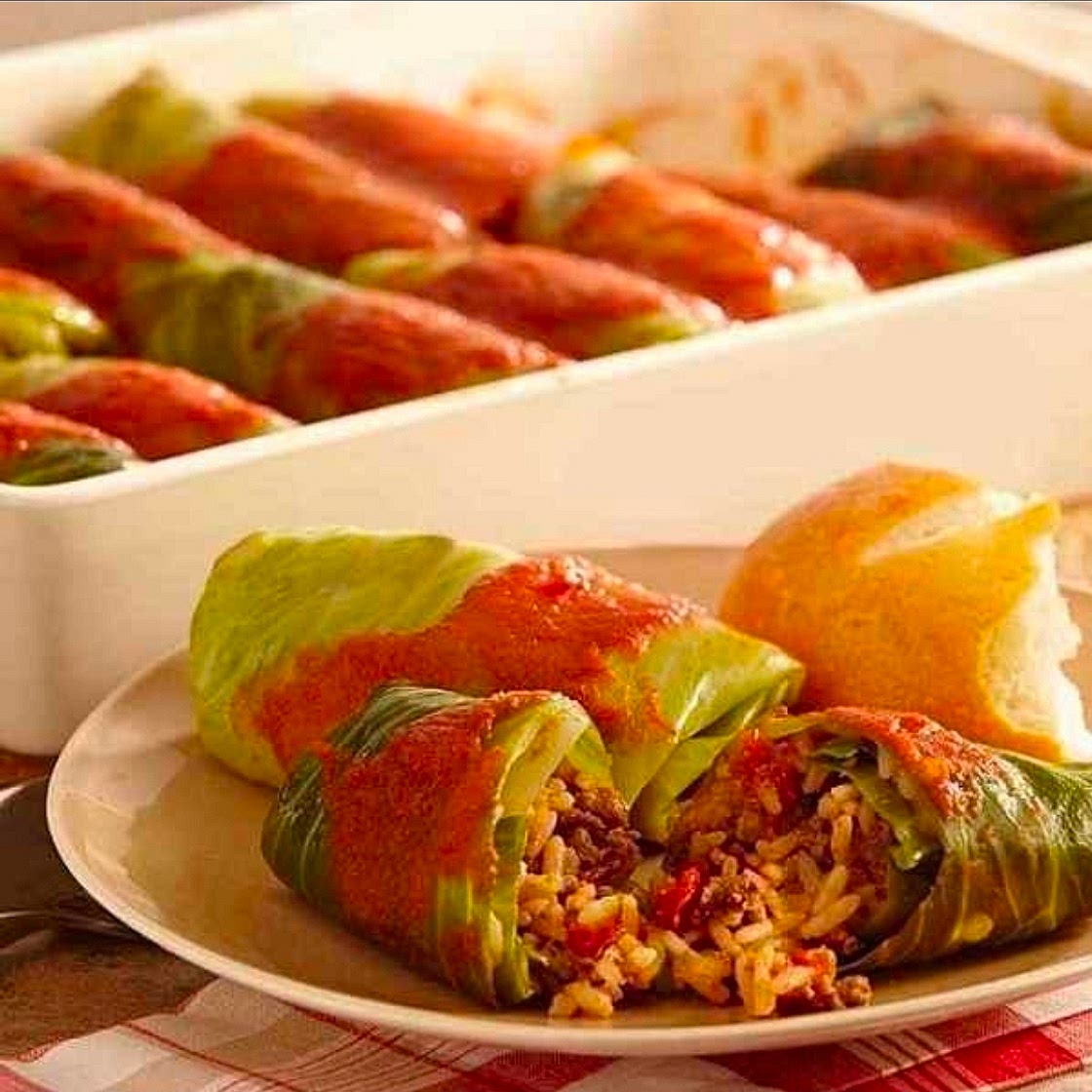 Cabbage Roll w/ Creole Sauce