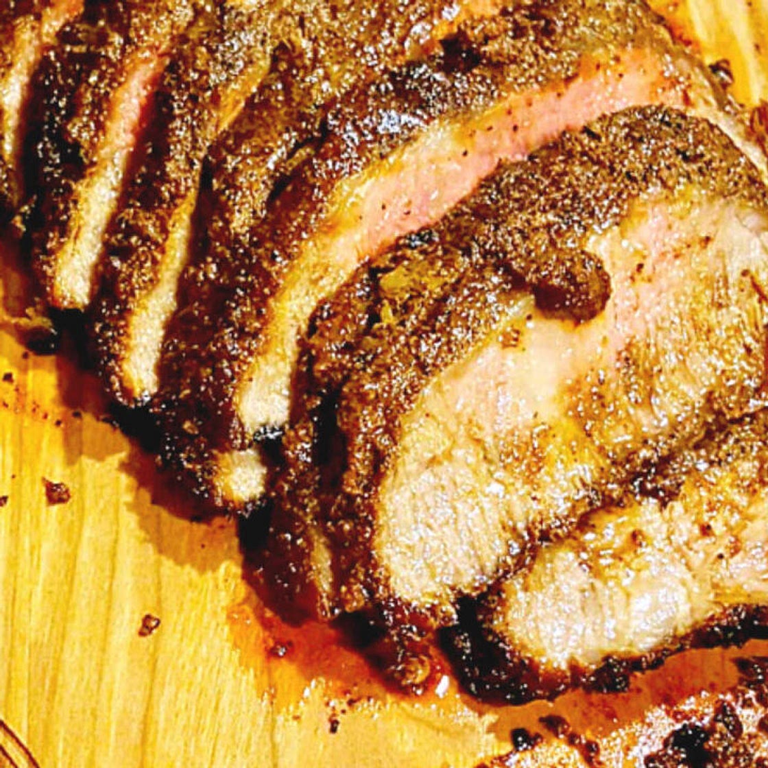 Coffee Rubbed Flat-Iron Roast
