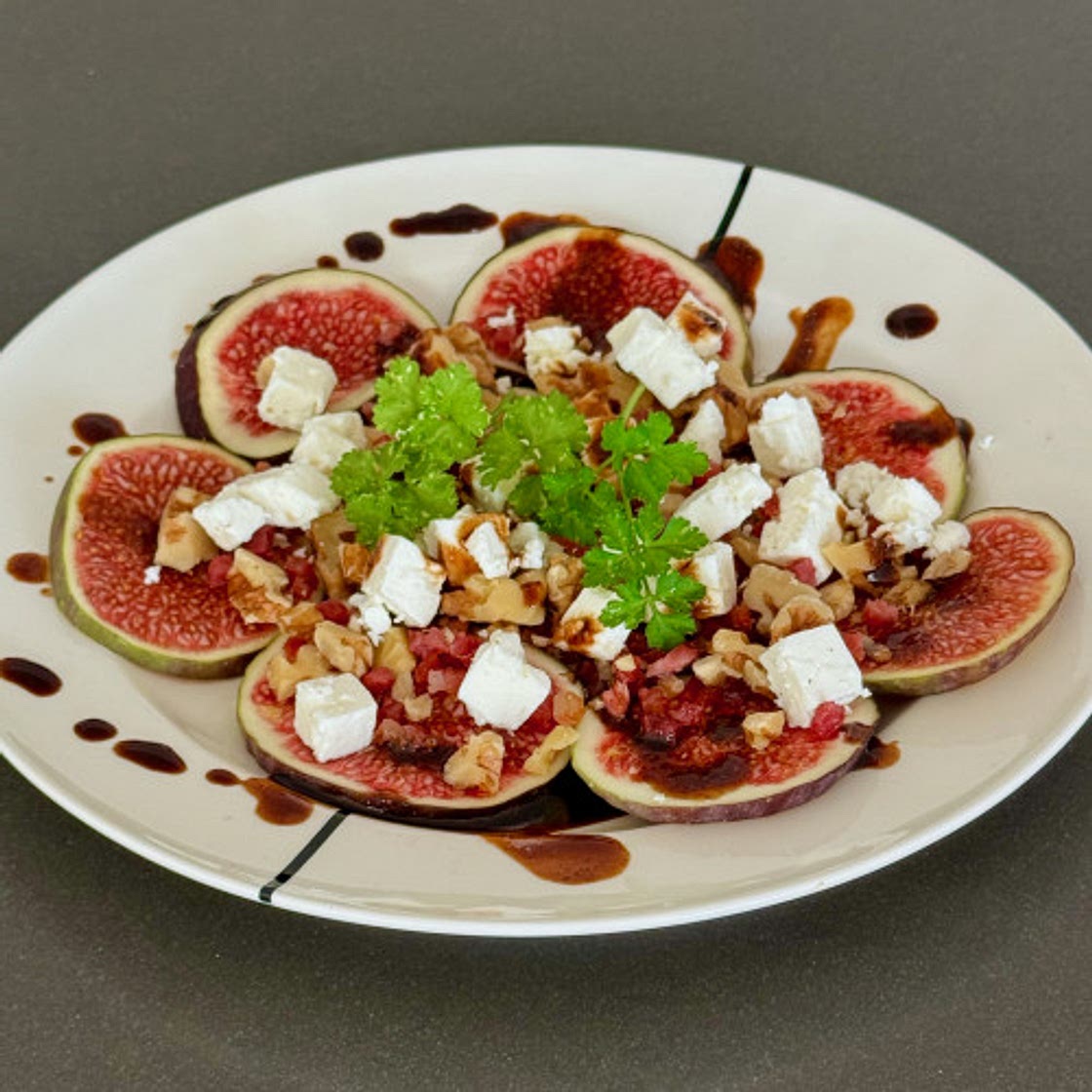 fresh fig carpaccio