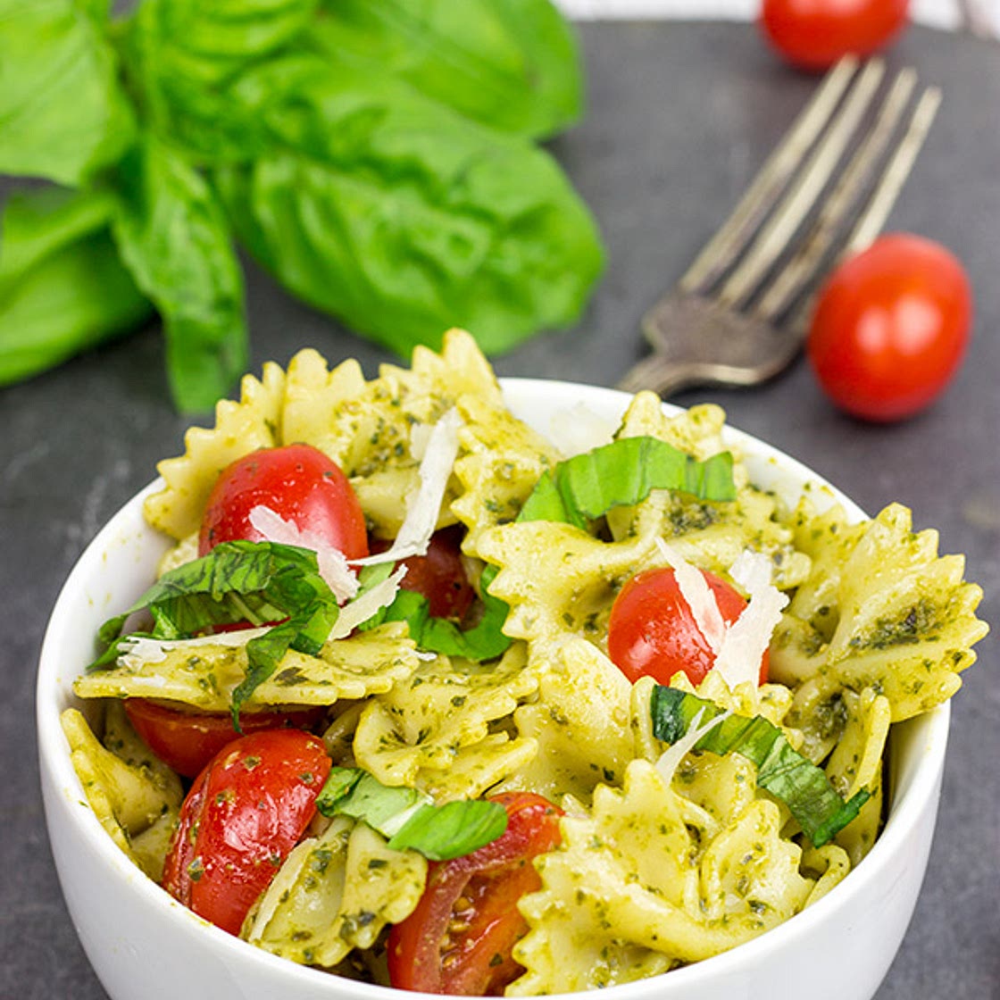 Pesto Pasta with Grilled Chicken