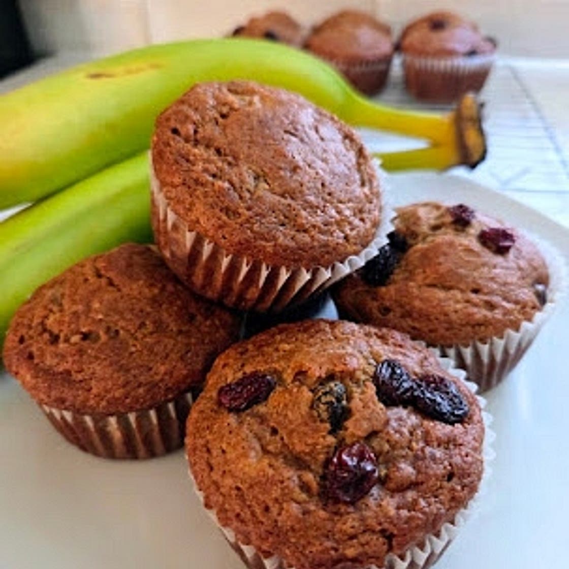 Sourdough Discard Banana Muffins