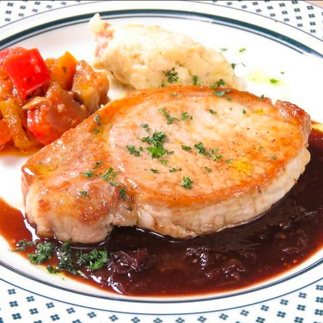 Bordelaise Pork Chops