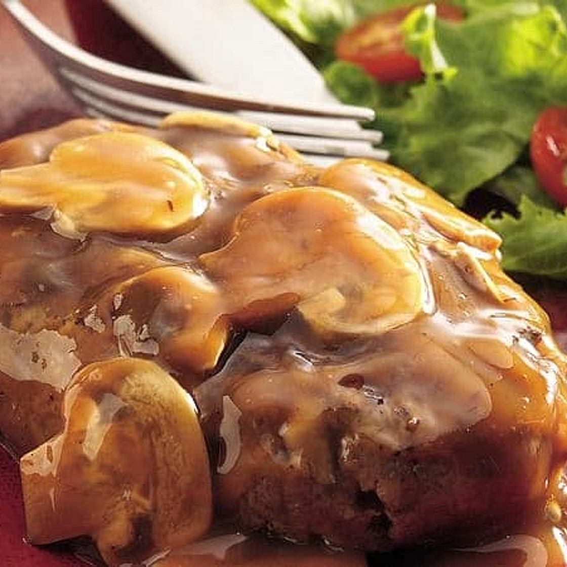 Herbed Salisbury Mushroom Steaks w/ Gravy