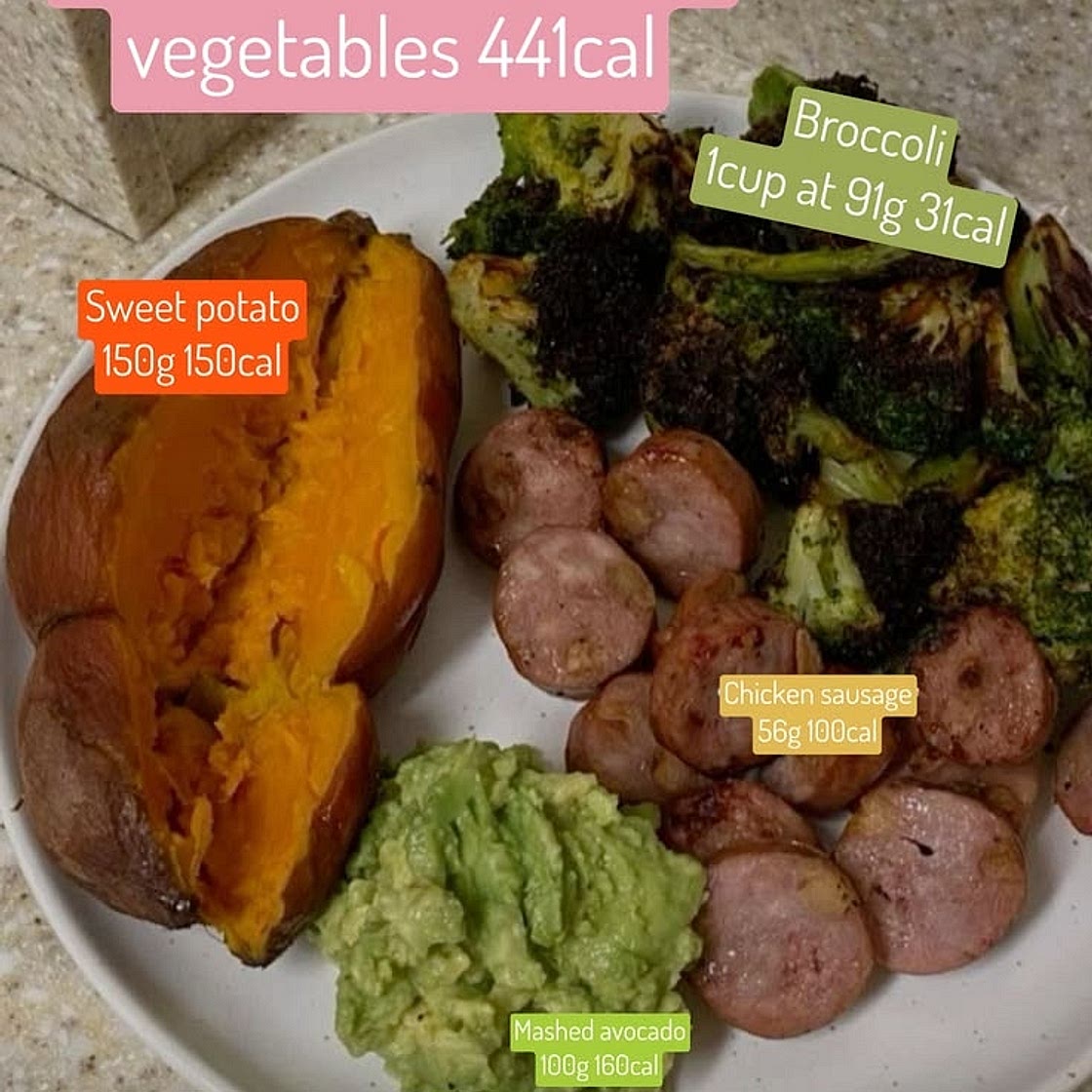 Chicken Sausage with Veg