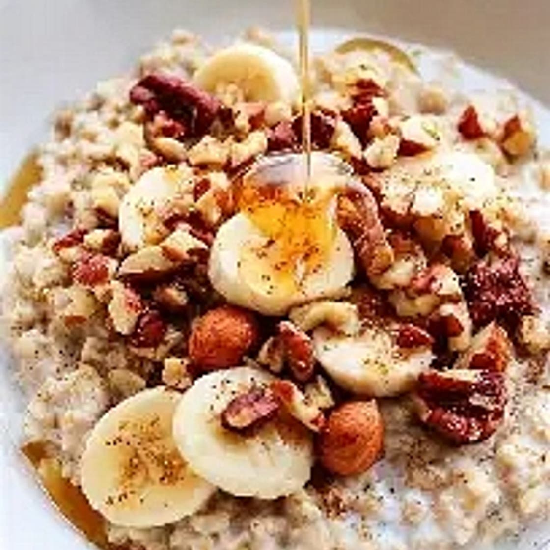 Power Outage Breakfast Oatmeal with Nut Butter and Honey