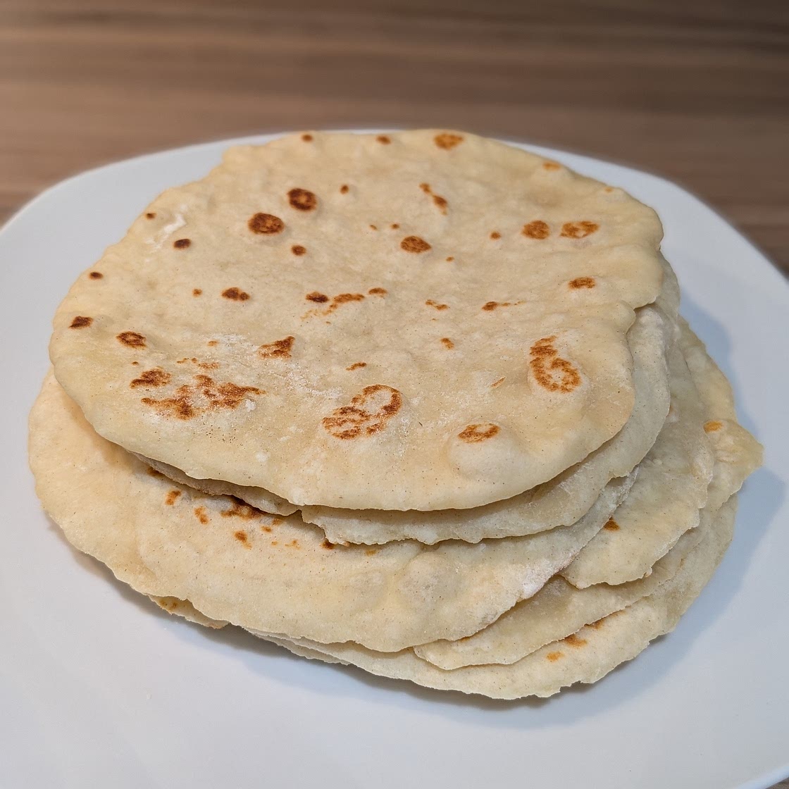 Easy fast no yeast soft greek flatbreads
