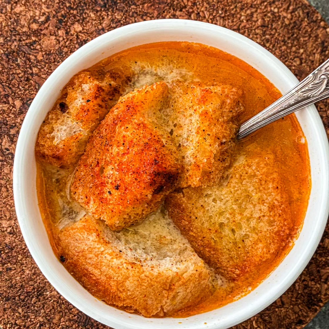 Spanish Garlic and Egg Soup (Galician)