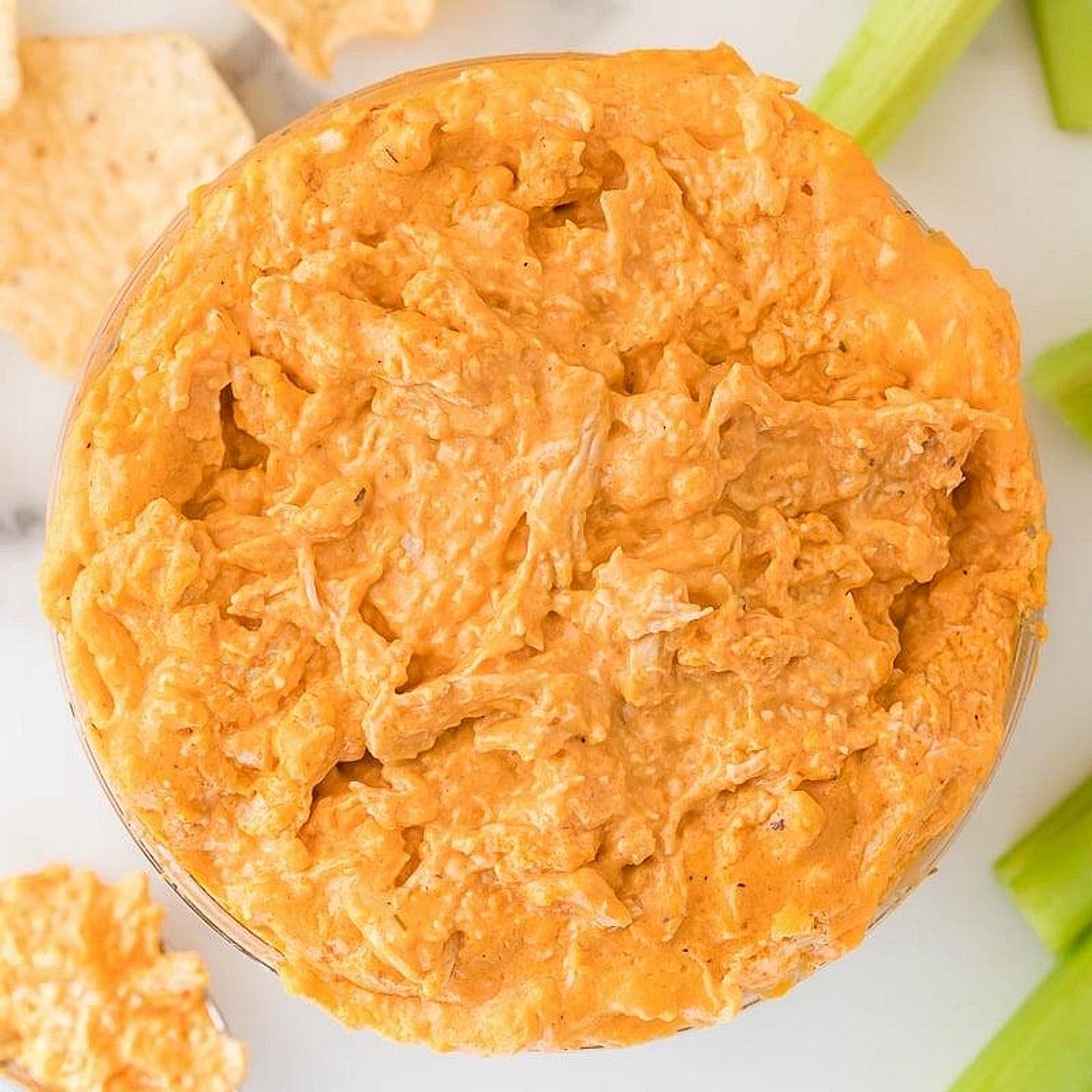 ✅ 💖Slow Cooker Buffalo Chicken Dip (side)