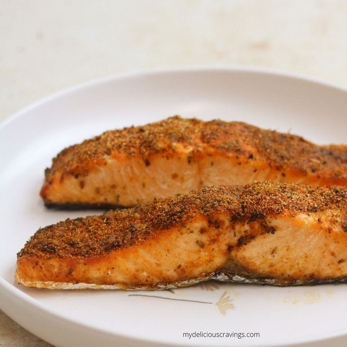 How to Air Fry Salmon with Skin