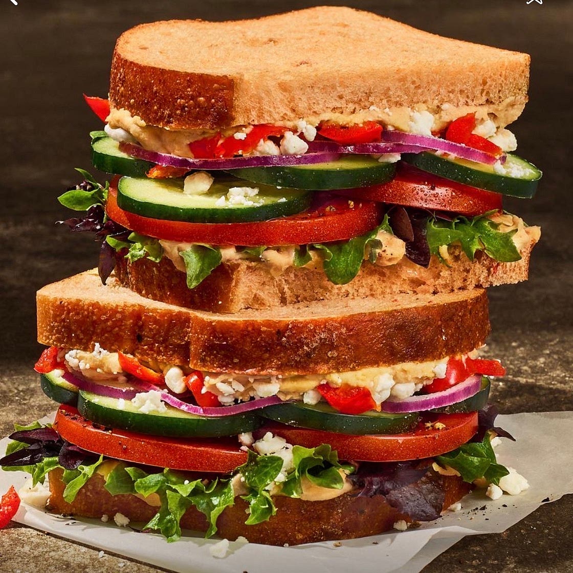 Mediterranean Veggie Panera Bread 