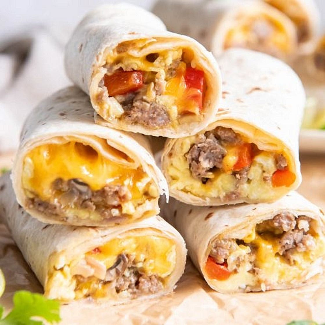 Breakfast Burritos Meal Prep
