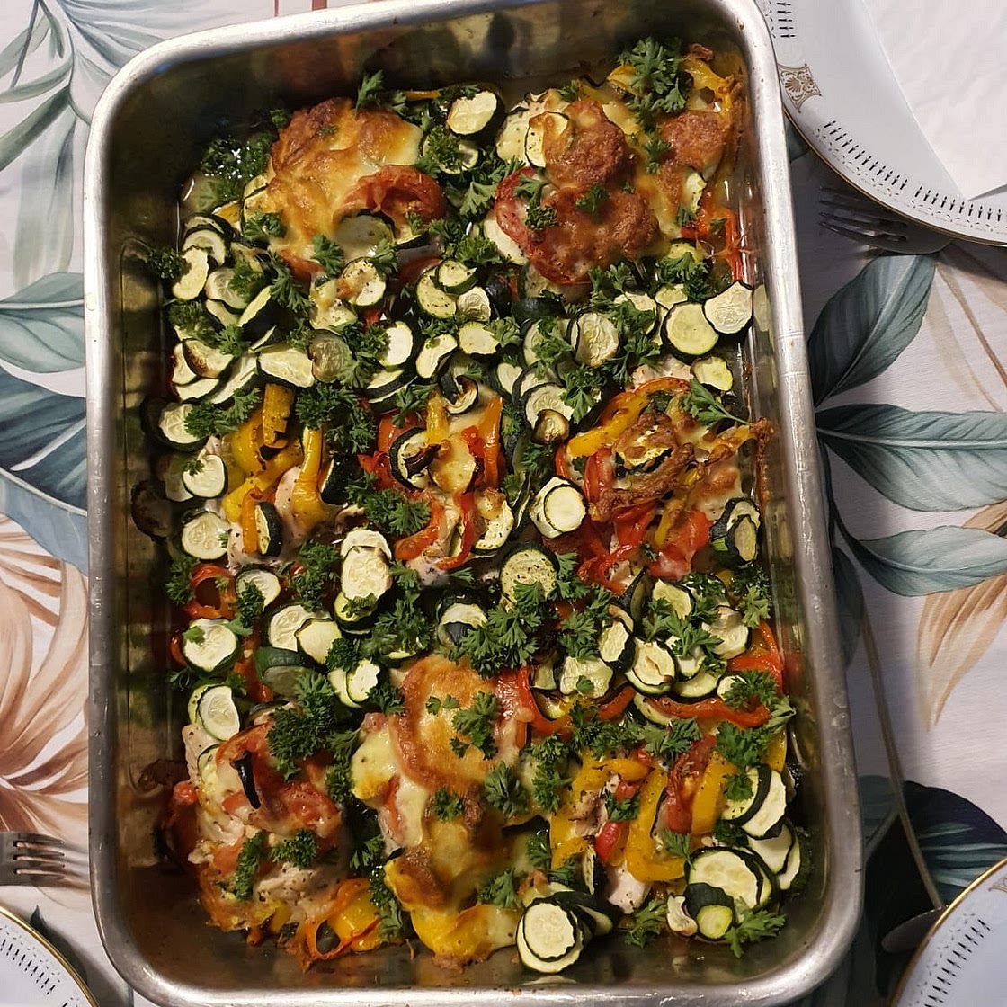 Primavera Stuffed Chicken