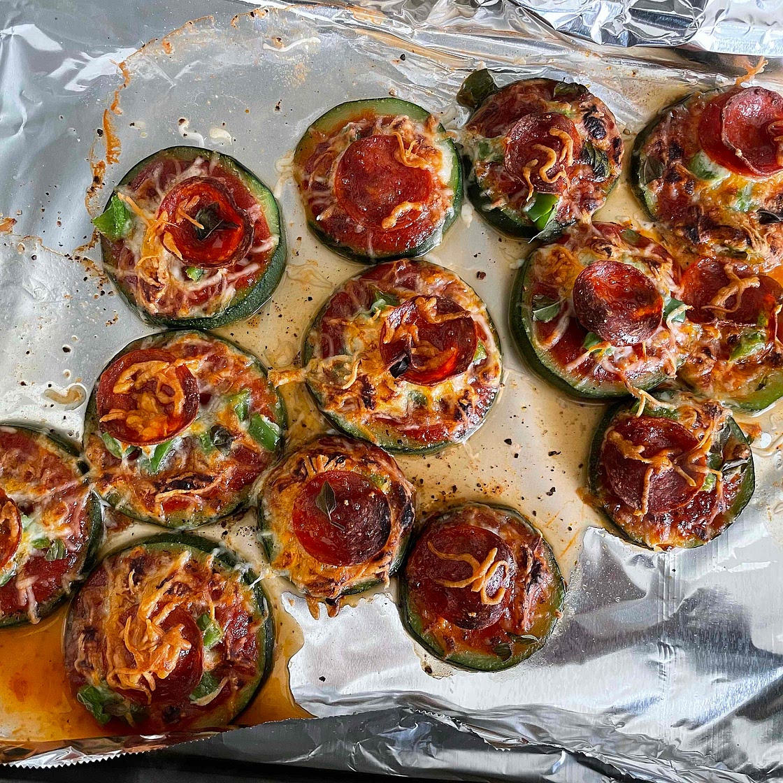 Zucchini Pizza Bites