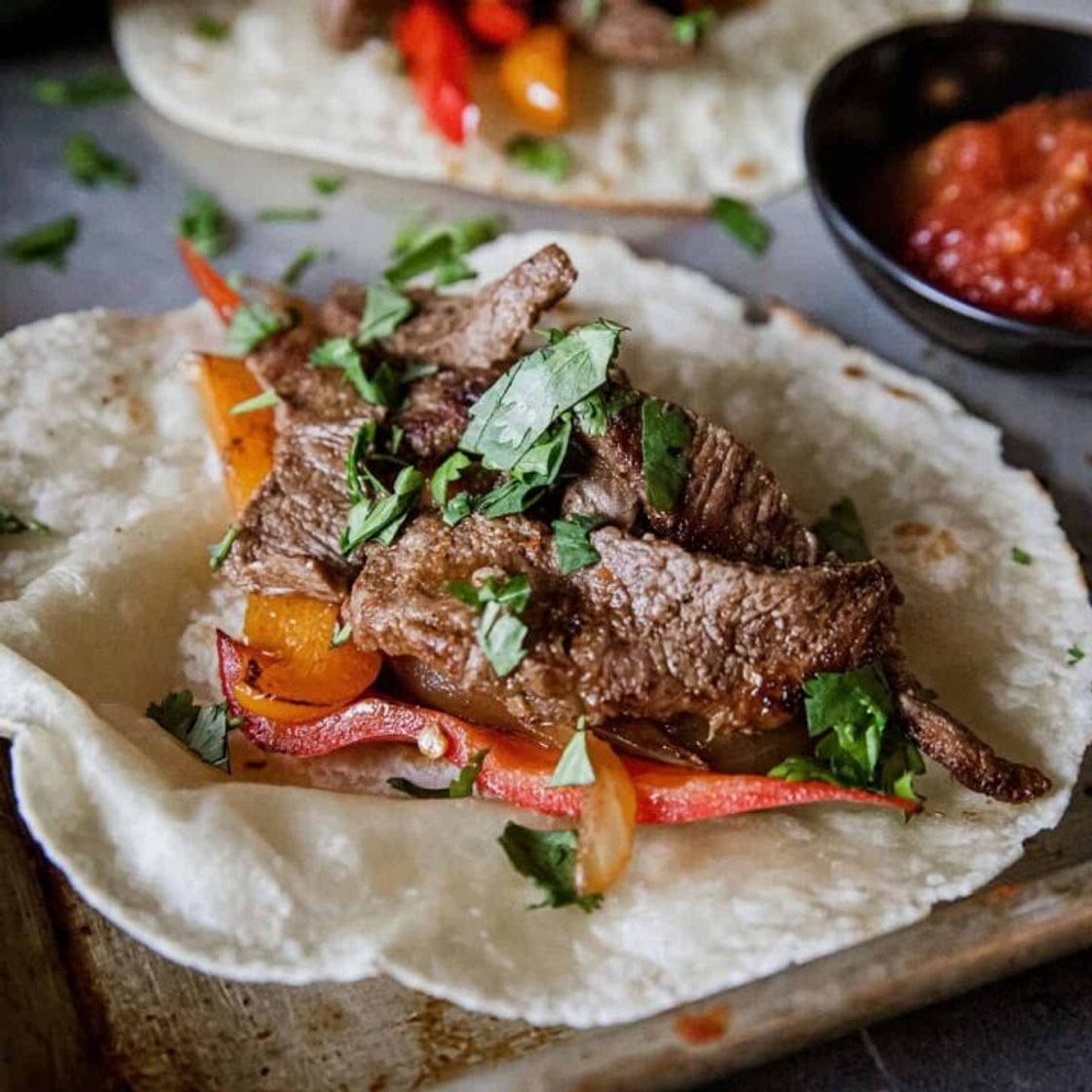 Blackstone Steak Fajitas